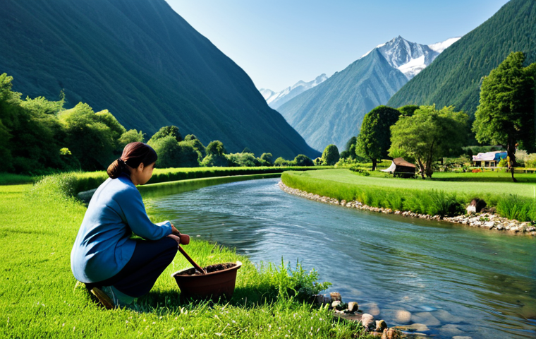 행복을 위한 일상에서의 작은 기쁨 - **Prompt:** "A family cooking a healthy meal together in a bright, modern kitchen, everyone is fully...
